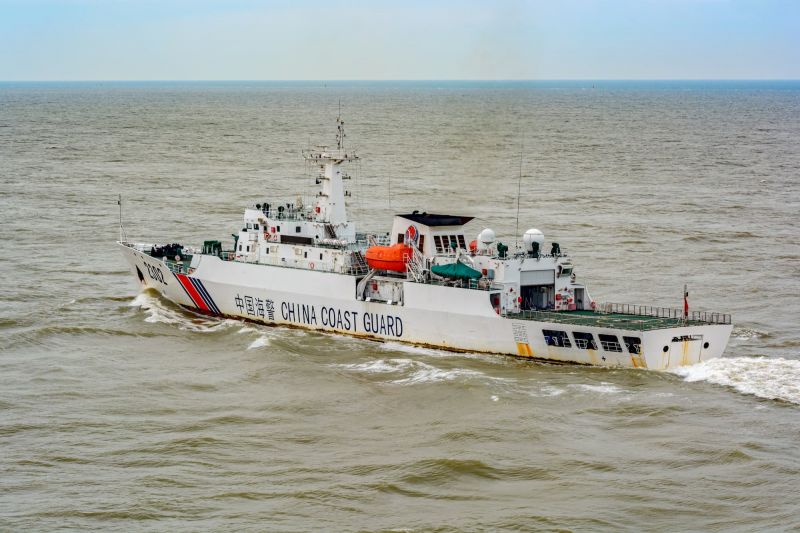 Chinese Coast Guard ship off coast of Senkaku Islands