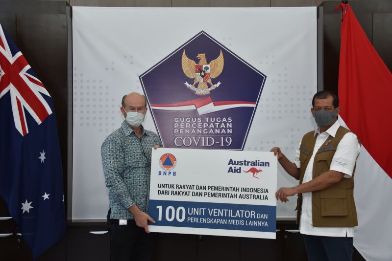 Ventilators given to Indonesia