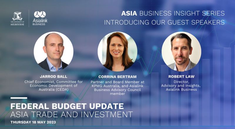 Image for Federal Budget Update - Asia Trade and Investment Webinar