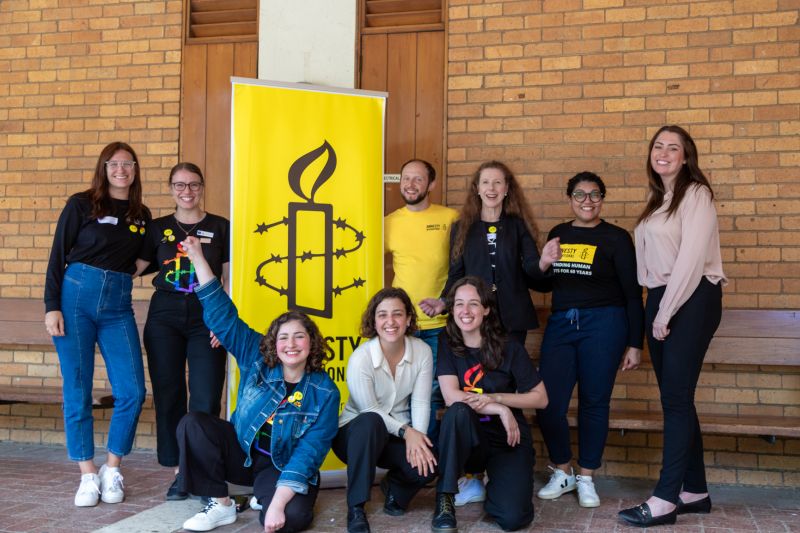 Amnesty Staff and Volunteers at the International Victorian Youth Social Change Lab
