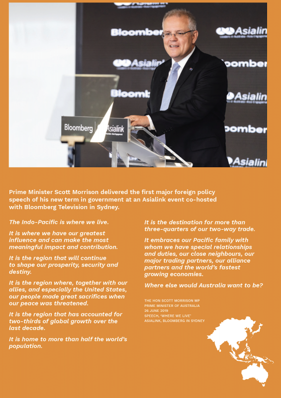 Prime Minister Scott Morrison's address page