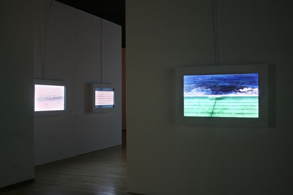 Selectively Revealed installed at Aram Art Gallery, Seoul (Christopher Fulham, 2009, single-channel HD digital videos, audio. Courtesy the artist)