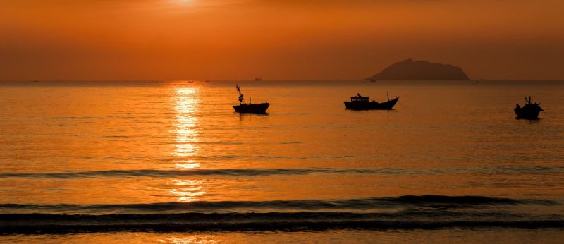 Sunrise over the South China Sea