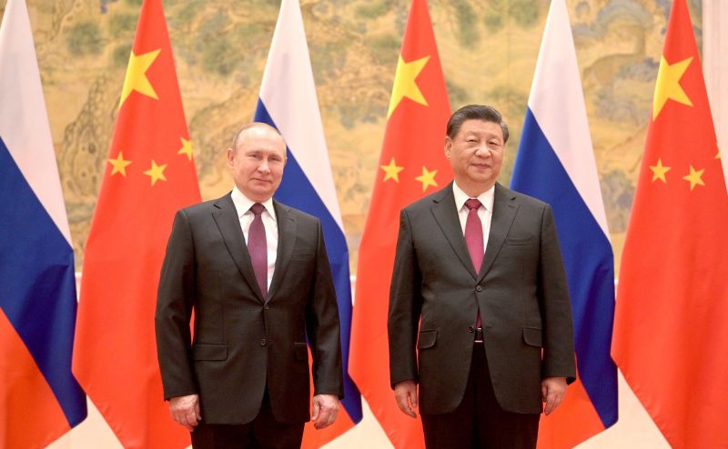 Putin and Xi meeting, Feb 4